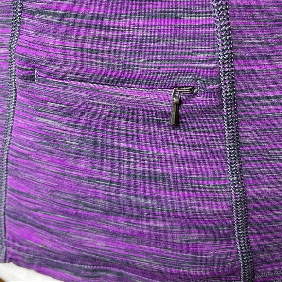 Lucy Athletic Purple Space Dye Strappy Athleisure size S - Picture 4 of 7